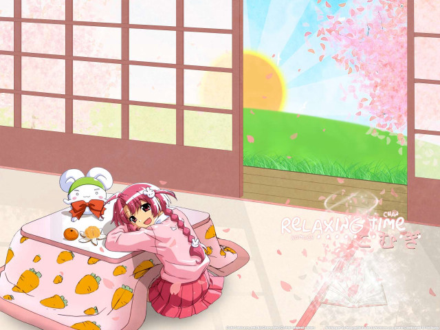 Girl pink bed hat dress free wallpaper - medium preview image