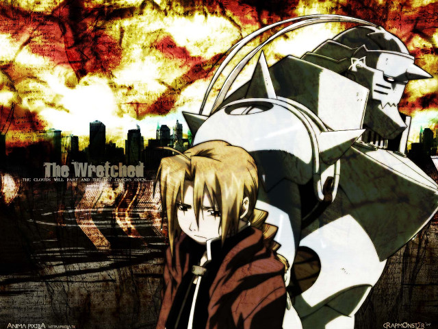 Anime gun woman city poster free wallpaper - medium preview image