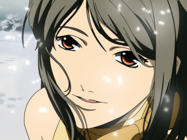 Girl long hair brown eyes #4 free wallpaper - medium preview image