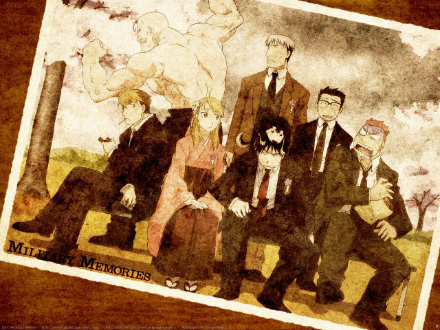 Group people bench painting formal free wallpaper - medium preview image