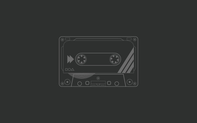 Cassette tape recorder sound arrow free wallpaper - medium preview image