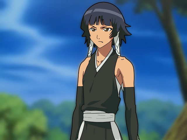 Woman black dress sword tree free wallpaper - medium preview image
