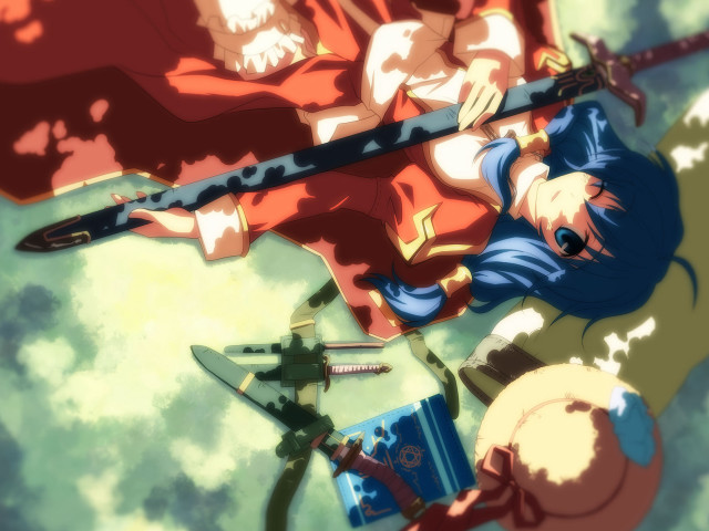 Ayako rococo sword woman storybook free wallpaper - medium preview image