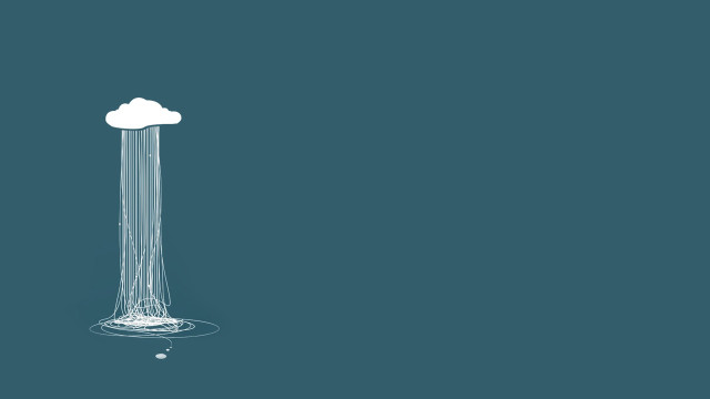 White cloud tall pole rain free wallpaper - medium preview image