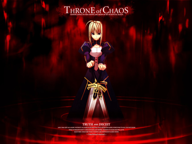 Chizuko blonde armor redroom glowing free wallpaper - medium preview image
