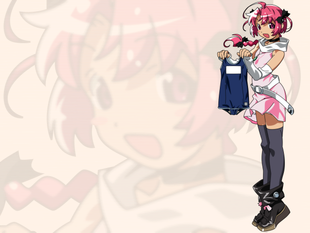 Girl bag shirt background cartoon free wallpaper - medium preview image