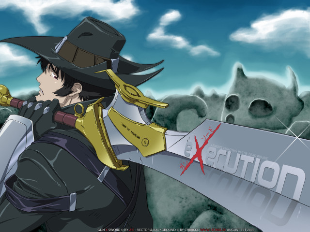 Man hat sword demon revolution free wallpaper - medium preview image