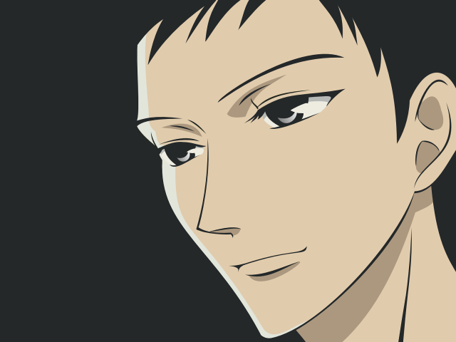 Man black shirt white face free wallpaper - medium preview image