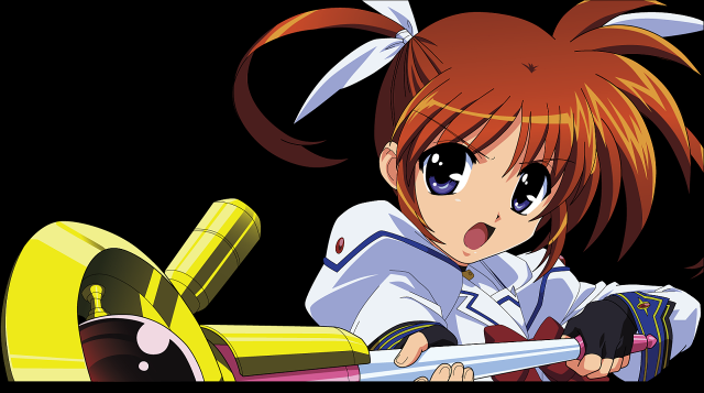 Anime girl ponytail bat magical free wallpaper - medium preview image