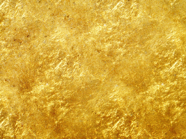 Gold foil texture abstract autumn free wallpaper - medium preview image