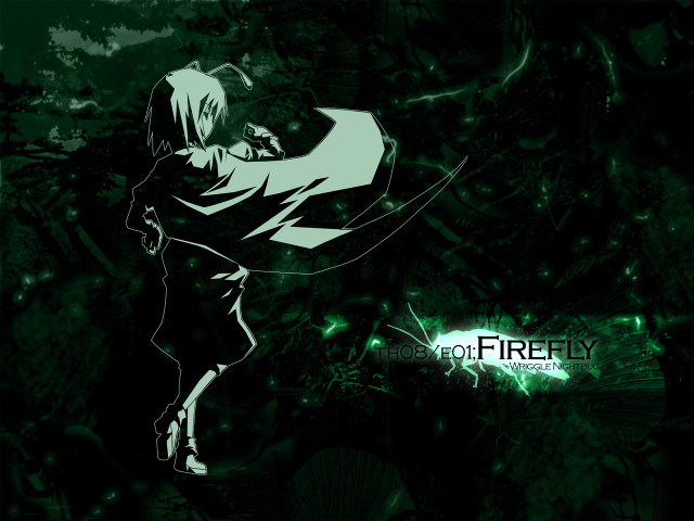 Black white man green umbrella free wallpaper - medium preview image