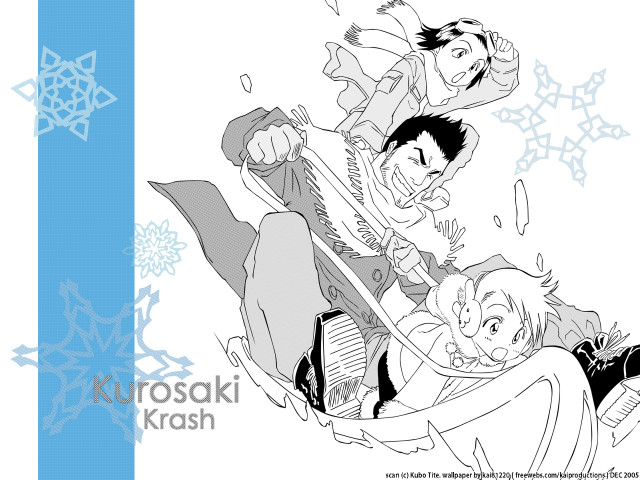 Snowboard two people snowflakes blue free wallpaper - medium preview image