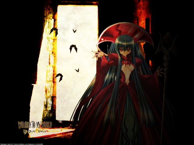 Red dress hat birds vampire free wallpaper - medium preview image