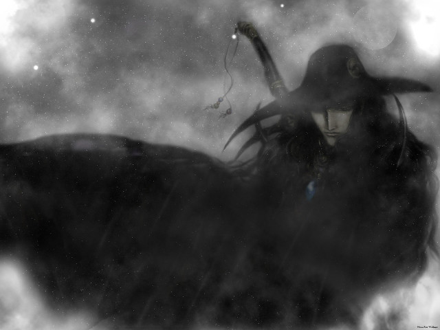 Woman horns hat rain horse free wallpaper - medium preview image