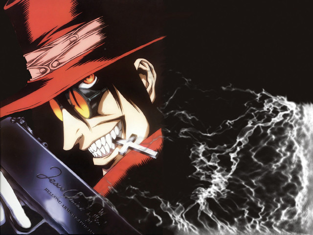 Man hat cigarette smile electricity free wallpaper - medium preview image