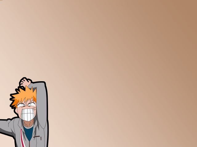 Orange hair hoodie knife angry free wallpaper - medium preview image