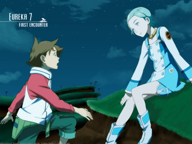 Man woman field fullmoon sky free wallpaper - medium preview image