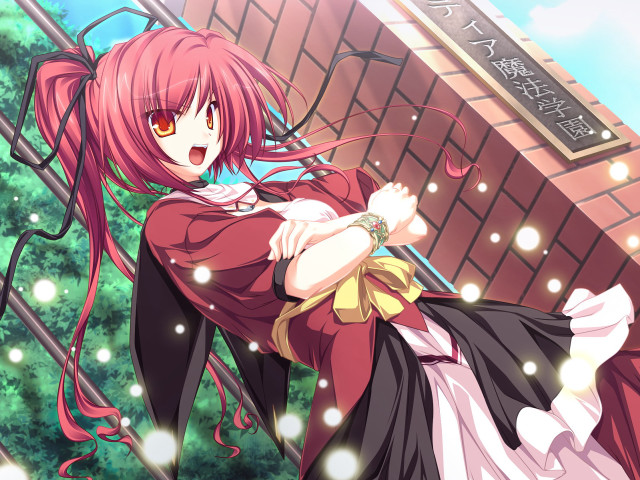 Pink hair girl brick wall #2 free wallpaper - medium preview image