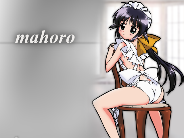 Woman bow chair portrait blush free wallpaper - medium preview image
