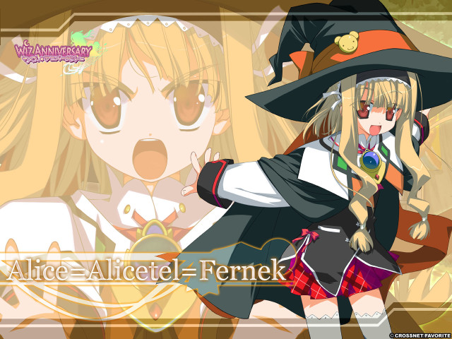 Anime witch halloween blonde longhair free wallpaper - medium preview image