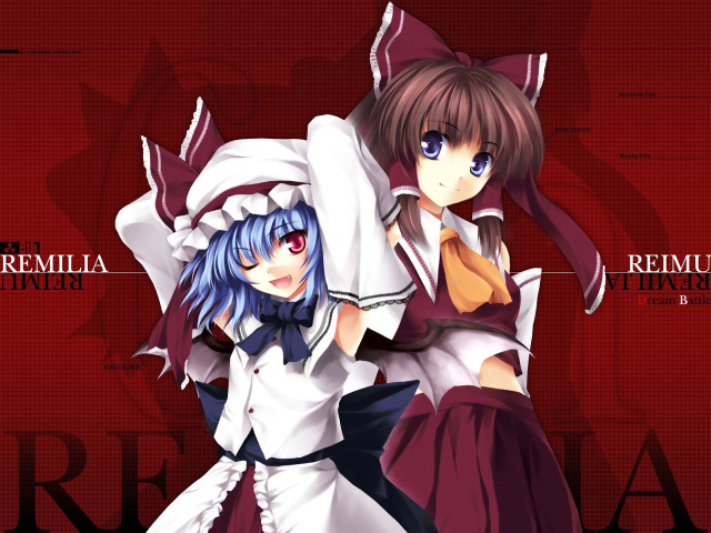 Anime characters white purple pillow free wallpaper - medium preview image