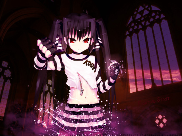 Anime gothic sword windows purple free wallpaper - medium preview image