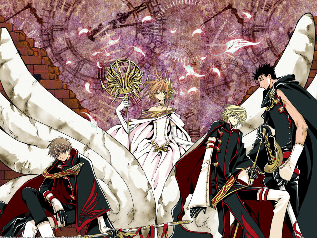 Anime group bench characters military free wallpaper - medium preview image
