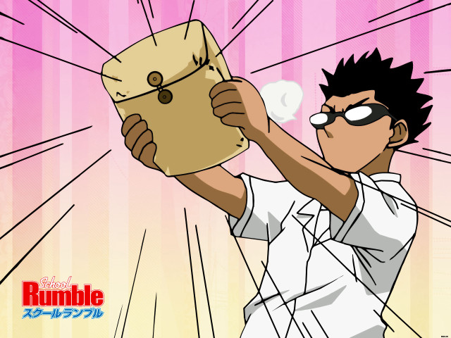 Surprised manga boy pink background free wallpaper - medium preview image