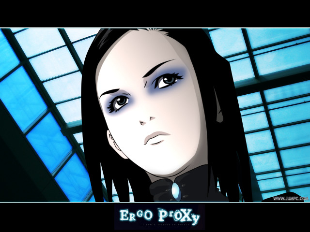 Long black hair anime cyberpunk free wallpaper - medium preview image