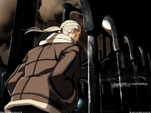 Man brown jacket white scarf free wallpaper - medium preview image