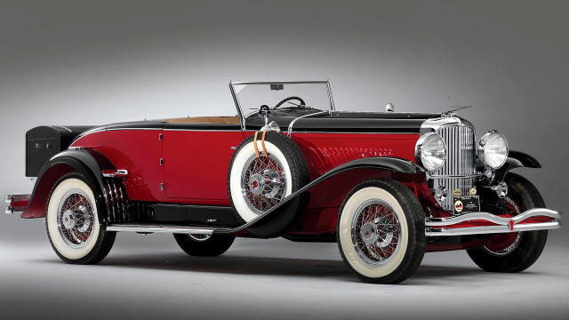 Old model red car art free wallpaper - medium preview image