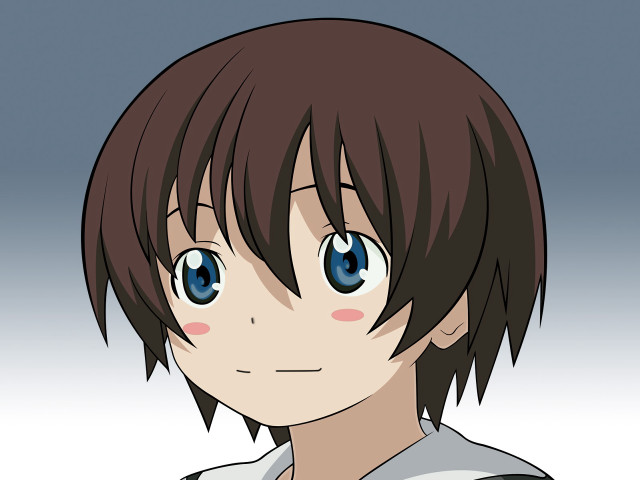 Anime blueeyes shirt rayonism maya free wallpaper - medium preview image