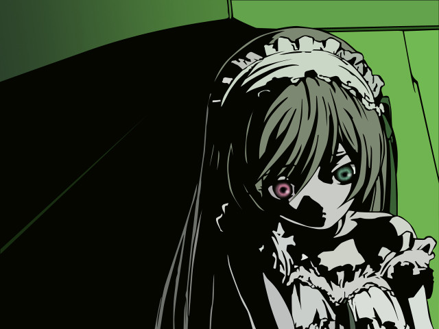 Gothic yandere veil greenwall aliceprin free wallpaper - medium preview image