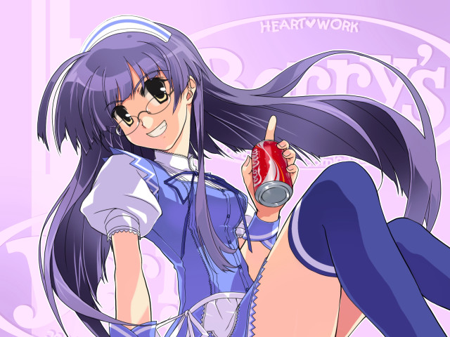 Girl longhair soda phone heartlogo free wallpaper - medium preview image