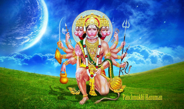 Hindu god hill snake moon free wallpaper - medium preview image