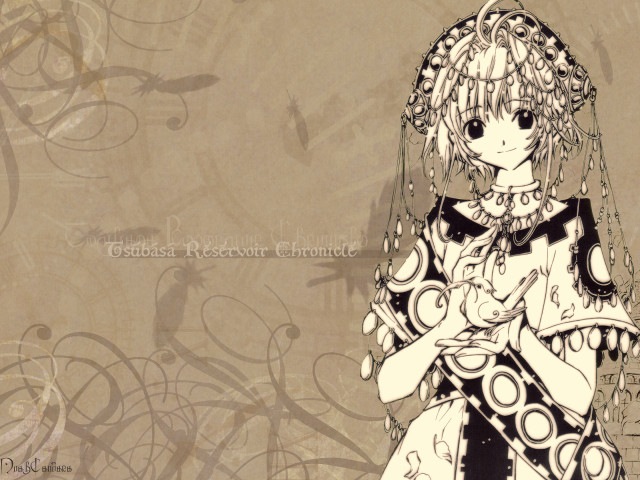 Woman cat lineart orphism sepia free wallpaper - medium preview image