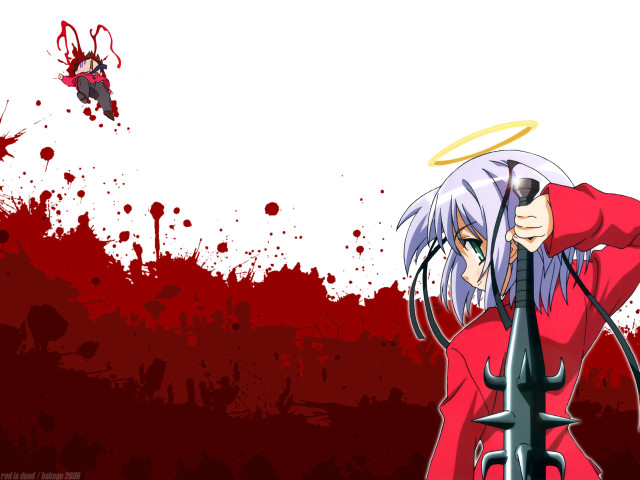 Alice prin blood splatters yandere free wallpaper - medium preview image