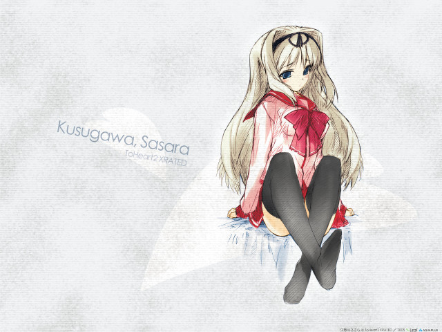 Long hair girl red bow free wallpaper - medium preview image