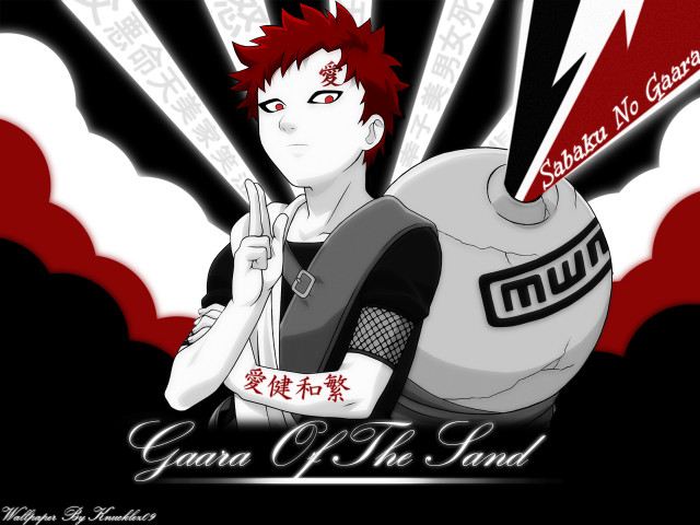 Red haired man sign sand free wallpaper - medium preview image