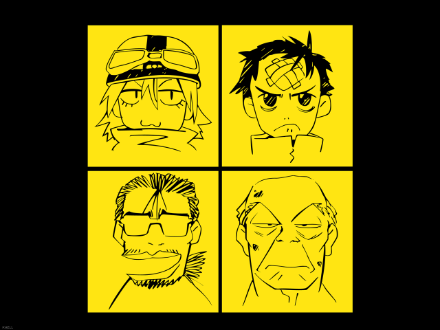 Man hat glasses yellow background free wallpaper - medium preview image