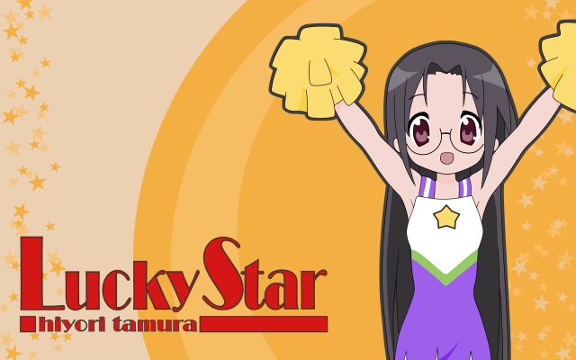 Lucky star cartoon cherleader soviet free wallpaper - medium preview image