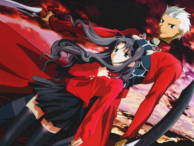 Red outfits man woman archer free wallpaper - medium preview image