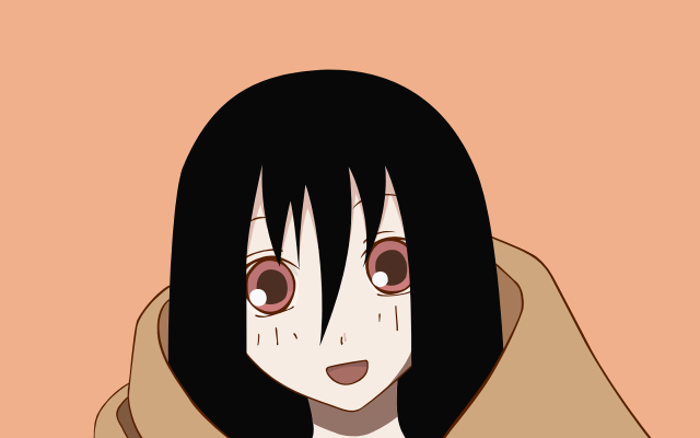 Surprised woman black hair hoodie free wallpaper for desktop - medium preview image