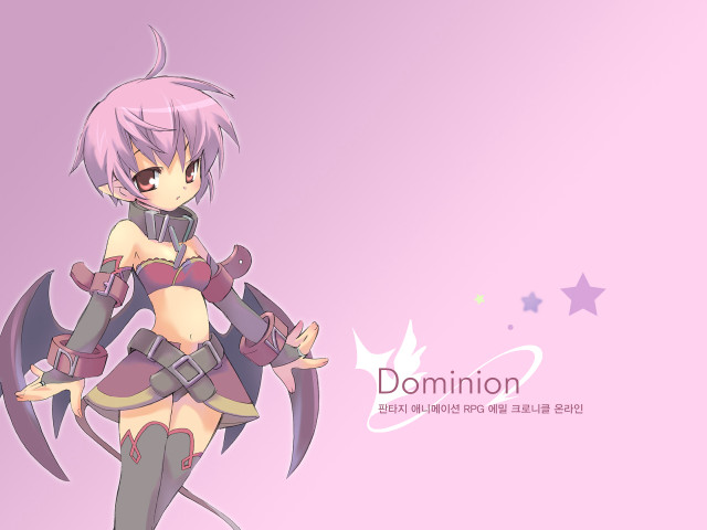 Pink haired girl purple outfit #2 free wallpaper - medium preview image