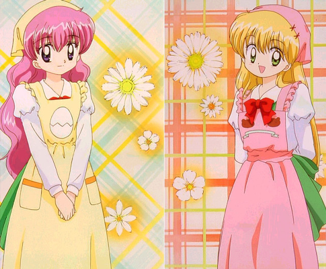 Anime flowers daisy plaid portrait free wallpaper - medium preview image