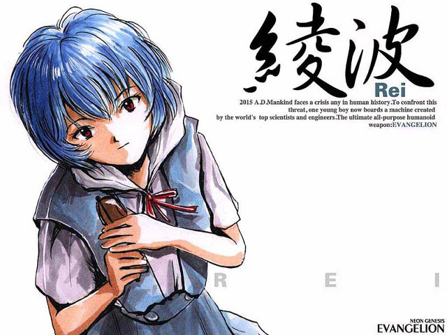 Blue haired girl umbrella chinese free wallpaper - medium preview image
