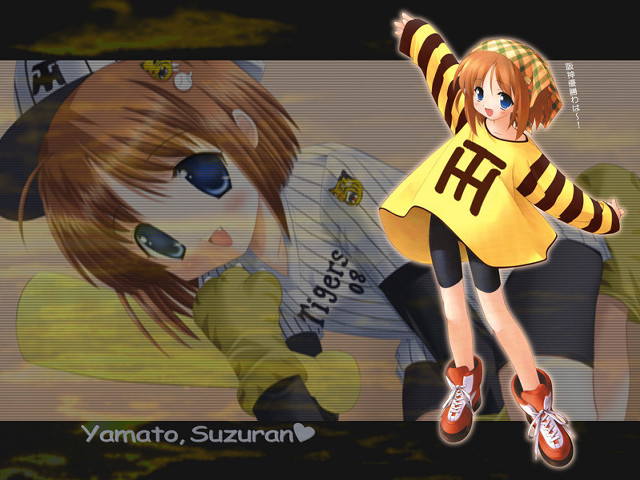 Yellow shirt black white hat free wallpaper - medium preview image