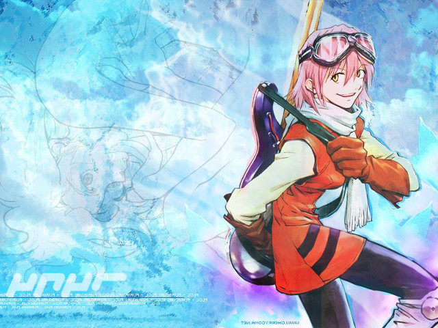 Woman baseball bat sky clouds free wallpaper - medium preview image