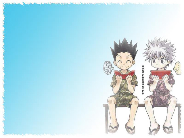 Anime boys sitting chineseclothes spikedhair free wallpaper - medium preview image