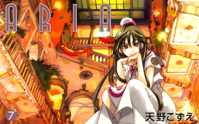 Girl white dress staircase autumn free wallpaper - medium preview image